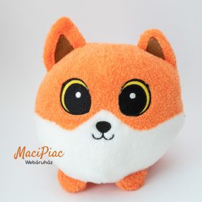 Biedronka hímzett nagy szemű vörös plüss róka 2019