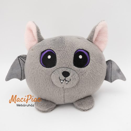 Zabawka Pluszowa LIS hímzett nagy szemű szürke plüss denevér 2019