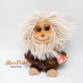   Plüss Zinger 2015 TY Beanie Babie Frizzys barna oroszlán, szörnyeteg csillogó szemű figura (egyik szeme horzsolásos) Címkés! akciós!
