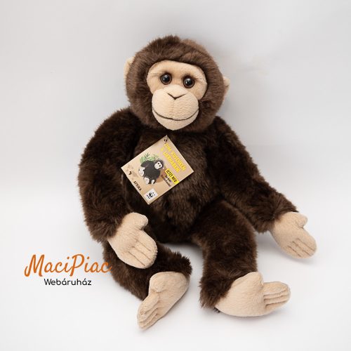 Élethű plüss majom Afrika WWF BON TON TOYS Címkés!