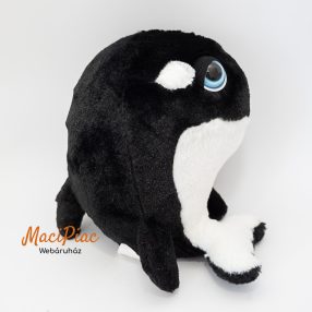   Ocean Buddies Big Headz Coop Egzotikus állatok az óceánból plüss nagyfejű fekete gyilkos bálna