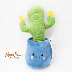 Cserepes plüss növény, virágzó kaktusz Új!