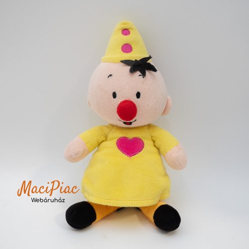 Plüss színes bohóc figura Studio 100 Belgium német Bumba knuffel