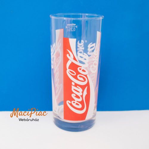 Coca cola üveg pohár 0,25 l