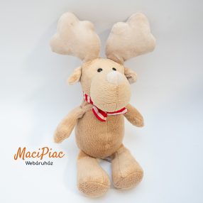   Kinder plüss szarvas csíkos sállal a nyakában (sima bundázatú)