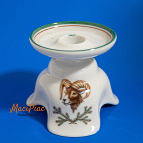   Gyertyatartó 14 szál gyertyának (vadász) Augarten Vienna Augarten Wien Austria osztrák porcelán