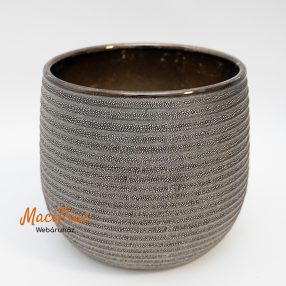   Német kaspó, nagyon szép csillogós göböcsös (porcelán)