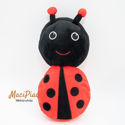 Plüss katica, katicabogár (Baba fejvédő párna/biztonsági alátét) pánt nélkül