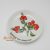 Vintage porcelán kis tányér, cseresznye mintás Jelzett! Creation Décors de Paris alkotás