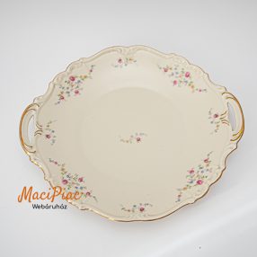   Porcelán kínáló tál virág mintás régi jelzett BAVARIA Edelstein Maria-Theresia 15476 32