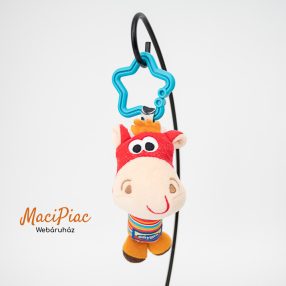 Baba plüss akasztható zörgős ló playgro