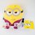 Illumination Minions DJ Josh Minion Minyon plüss JAKALA (tépőzáras, rögzíthető)