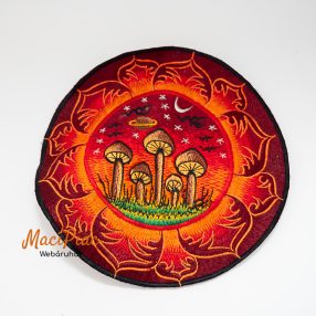   Hímzett gomba mintás terítő Egyedi, kézi munka! Handmade Mandala