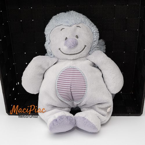 Plüss kék sün, süni zsebbel a hátán babáknak NOUKIE'S SA AMTOYS NV