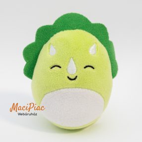   Plüss Original Squishmallows puha figura, Kelly Toys dínóTriceratopsmini figura 2023 Tristan Ritka!