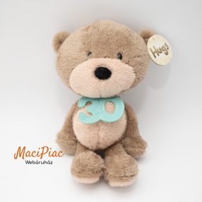 Plüss Hugs maci, plüss  30 éves szülinaposnak Címkés!