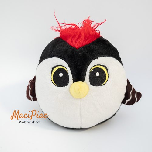 Biedronka hímzett nagy szemű madár, harkály, fakopáncs fióka DZIECIOL