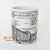Vintage porcelán tároló, tartó jelzett 1819-1969  Jahre Retro gyűjtői Erste bank 150 élves jubileumi körben fekete-fehér grafika