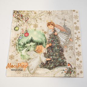 Karácsonyi szalvéta angyal mintával nagy méretű Német