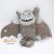 Plüss élethű denevér, bőregér lógatható BeWILDerwood Snagglefang Soft Toy