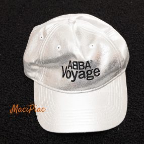   Ezüst csillogású, állítható sapka fekete ABBA Voyage hímzett logóval Újszerű!