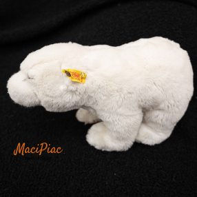   Eredeti Német plüss Steiff maci, jegesmedve fém jelzett 5405/30 sorszámú Német