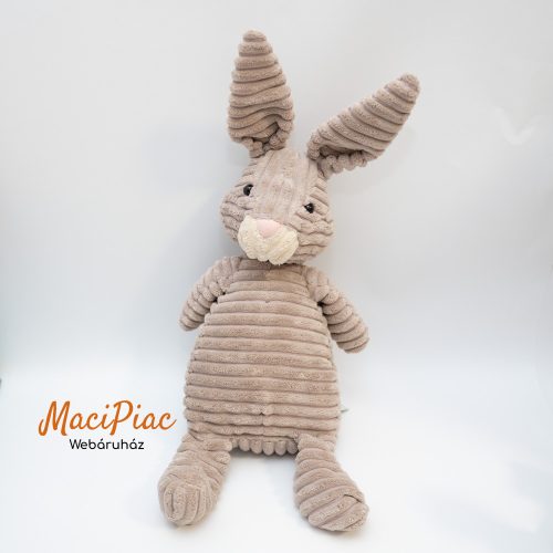 Eredeti bordás anyagú plüss nyúl, nyuszi Jellycat 