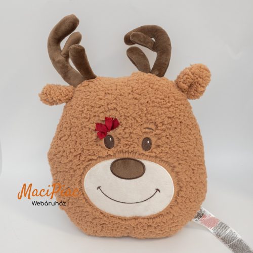 Plüss párna szarvas fej alakú, finom puha Karácsonyi kollekció Új! 