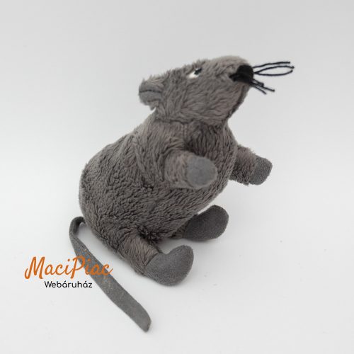 Ikea Gosig Ratta kicsi sötétszürke plüss egér fél szemű