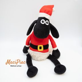 Plüss Shaun a bárány Mikulás ruhában 2011 namco