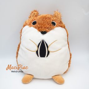   Plüss aranyhörcsög, hörcsög naprafogómaggal ölelnivaló Aldi Squishees Dash őszi barátok puha plüss párna