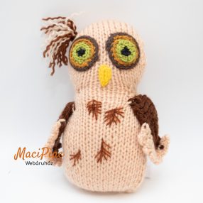 Kézzel kötött barna bagoly Német!