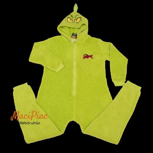 Karácsonyi pizsama, otthoni ruha, finom puha overal, unisex zöld Grinch S-es PRIMARK 38/40 2024-es