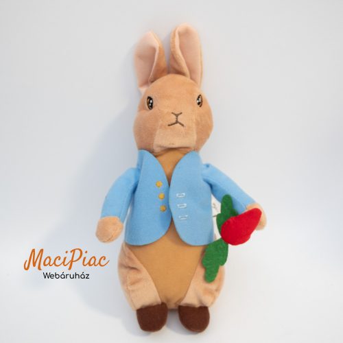 Eredeti Nyúl Péter nyuszi répával a kezében 29 cm