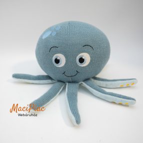   Luna - plüss polip (kék, kötött) Knitty Friends ócean Penny 