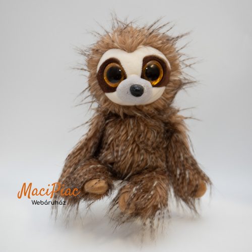 2019 Ty SULLY Long Haired Sloth Beanie Boo csillogó nagy szemű lajhár 32 cm