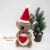 Karácsonyi koala maci szívvel filc anyagból, ablak vagy ajtótámasz HOME ACCENTS új!