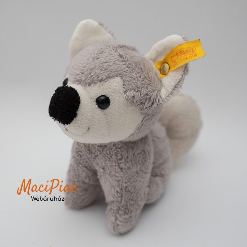 Plüss ülő vintage Husky kutya Steiff 