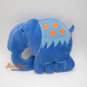   Kék elefánt párna, formapárna gyerekszobába dekorációnak vagy használati célra
