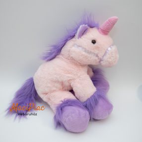  Plüss lila egyszarvú, unikornis rózsaszín lila színben puha ölelnivaló TESCO