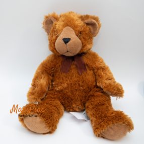   Barna plüss maci, nagyobb méretű, ülelnivaló, puha TOY GLOBAL 