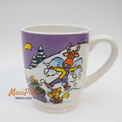 Eredeti porcelán MILKA forró csokis bögre WEIHNACHTSBECHER EDITION N14 Karácsonyi, Miklulásos 3 dl Rtikaság! 