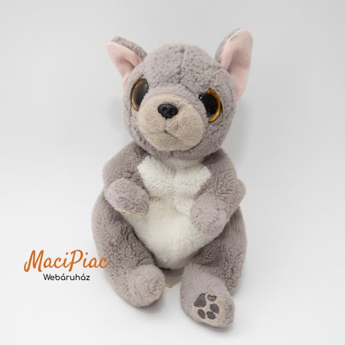 Plüss Ty Beanie Bellies Wilfred French Bulldog csillogó szemekkel 2022