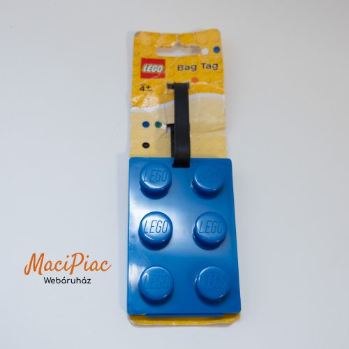  LEGO Bag Tag 4+ műanyag kék poggyászcímke, névtabla Ausztrália 2012