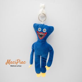   Poopy Playtime Huggy Wuggy kék újszerű szörny kulcstartó (finom puha)