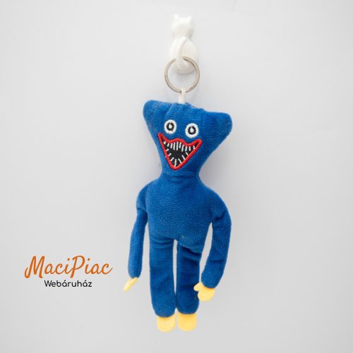 Poopy Playtime Huggy Wuggy kék újszerű szörny kulcstartó (finom puha)