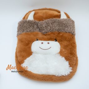   Highland Cow lábmelegítő 2 literes melegvizes palackknak Boci alakú