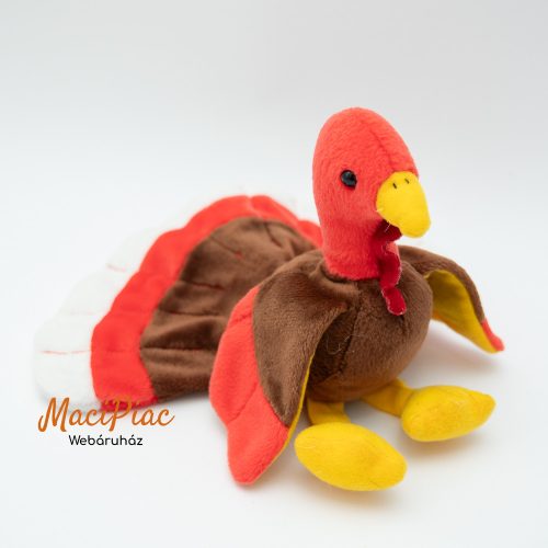 Plüss pulyka Ty 1997 kisebb méretű The Beanie Babies Gobbles Ritkaság! 