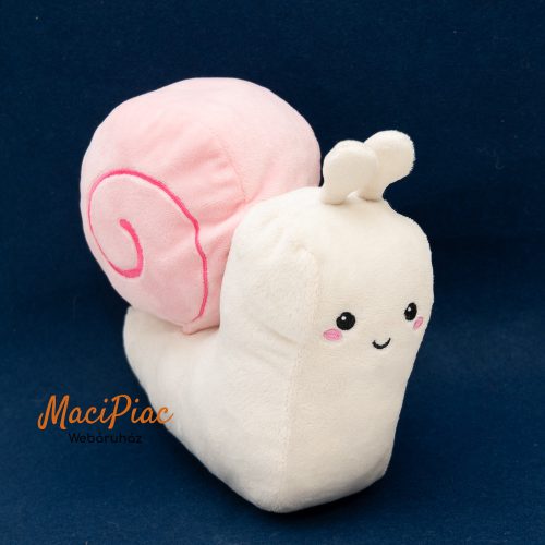 Plüss csiga rózsaszín csigaházzal Pepco