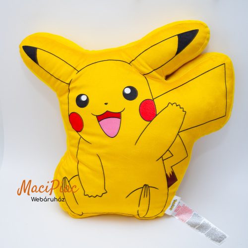 Sárga plüss formapárna párna Pokemon mintával Pepco  OEKO TEX Új!